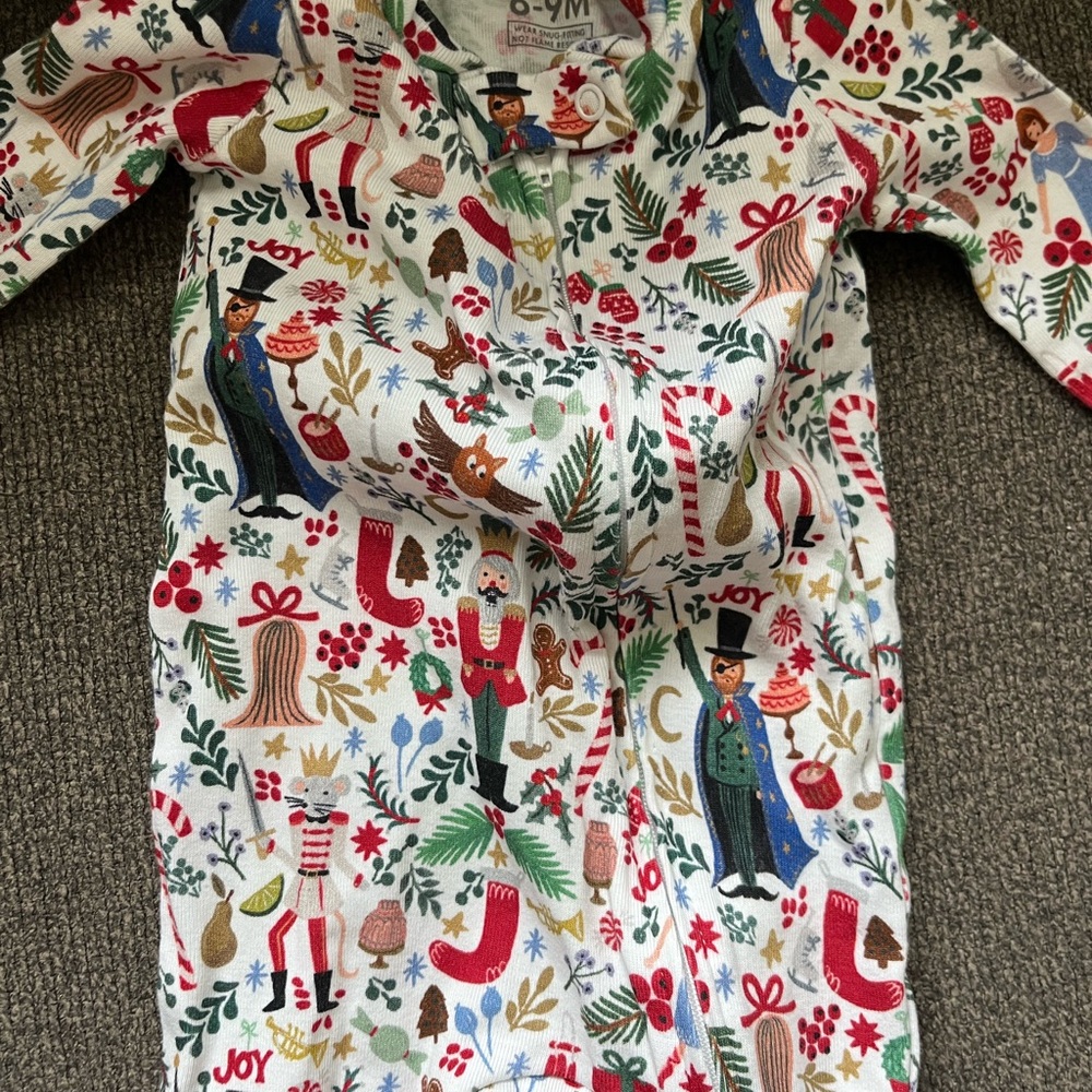 Pottery Barn Kids Rifle Paper Co Nutcracker Onesie
